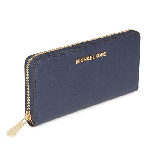 michael kors mens wallet blue|michael kors navy blue wallet.